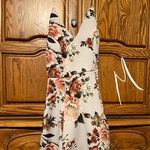 Strappy flowered dress